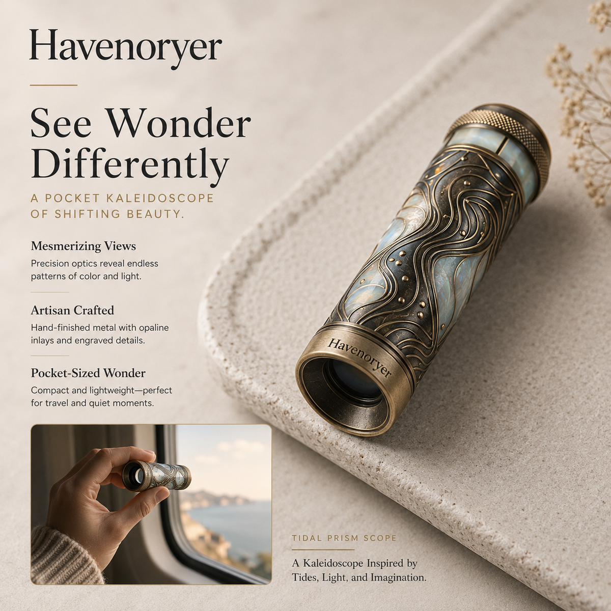 Boilydieo™ See Wonder Differently Pocket Kaleidoscope