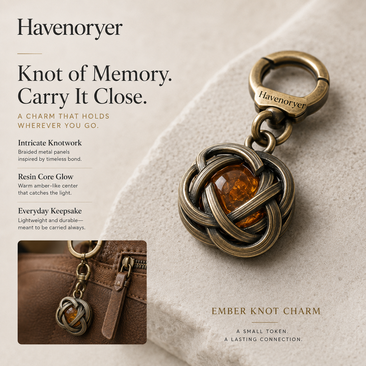 Boilydieo™ Ember Knot Carry Charm